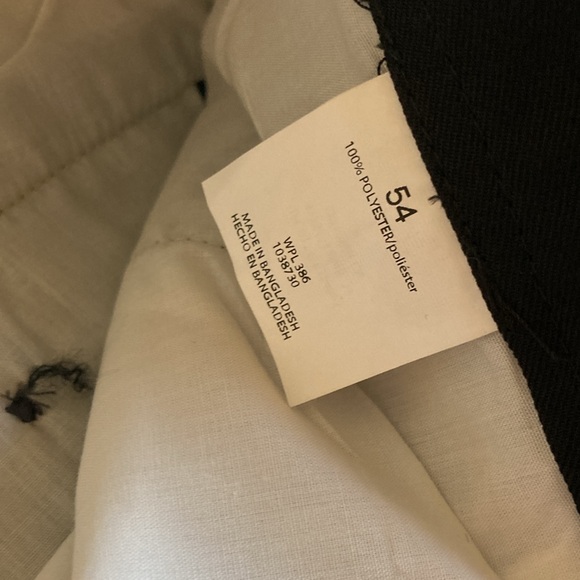 Men Haggar Cool 18 Expandable Waistband black front chino shorts size 54 - NWT - Picture 6 of 10